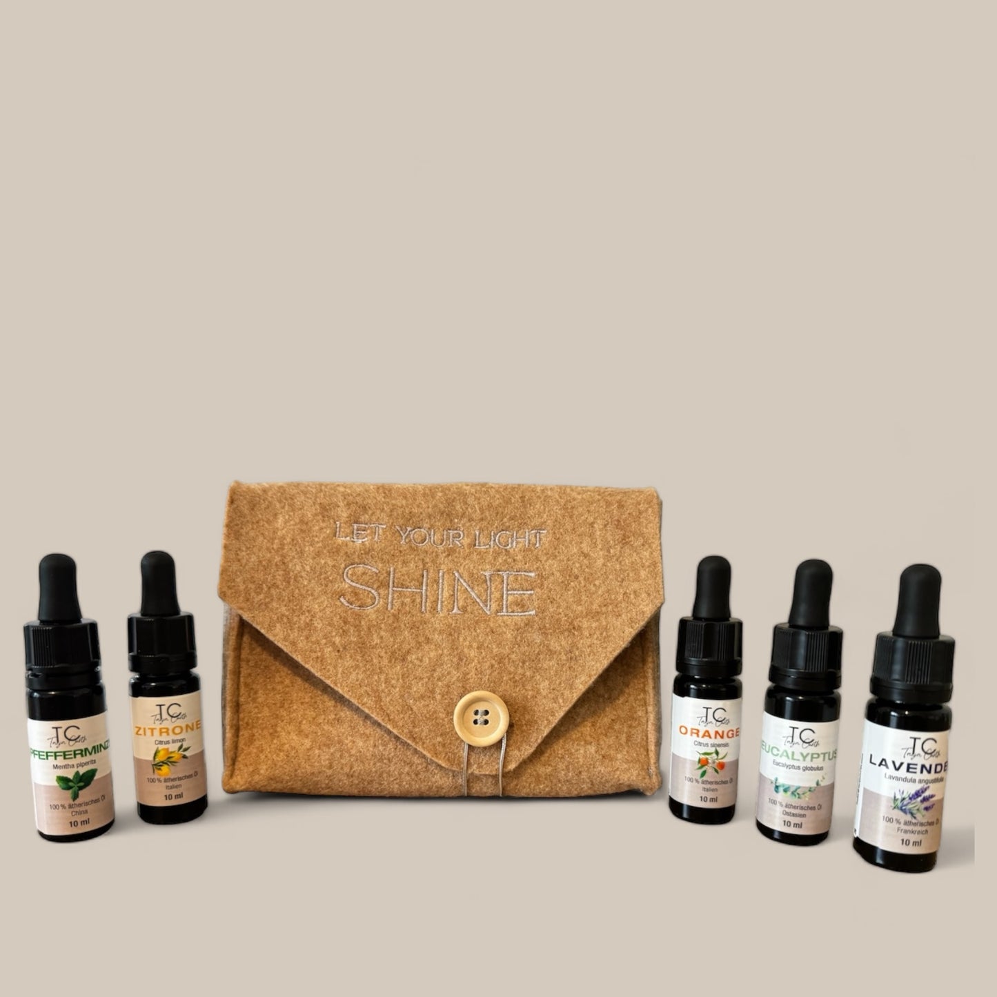 SET - Ätherische Öle inkl. Filztäschchen